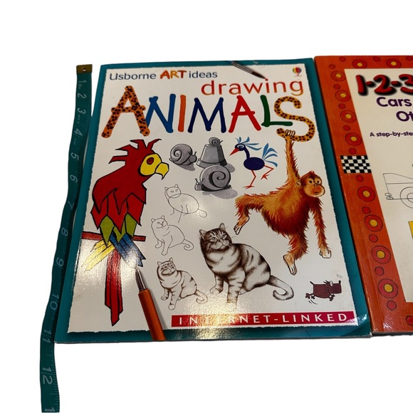 Learn to Draw Cars Trucks & Animals Kids Children’s Art Books Set of 2 Rainy Day - Picture 9 of 10